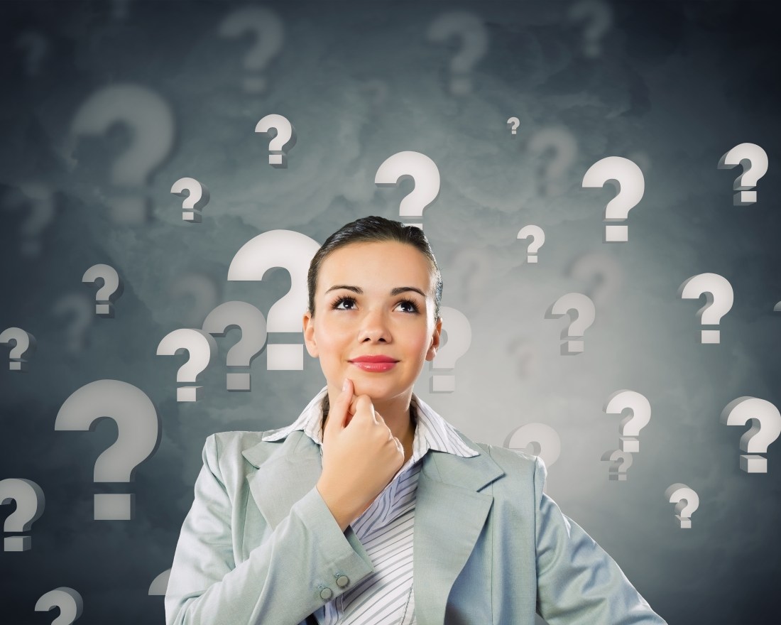 Thoughtful businesswoman